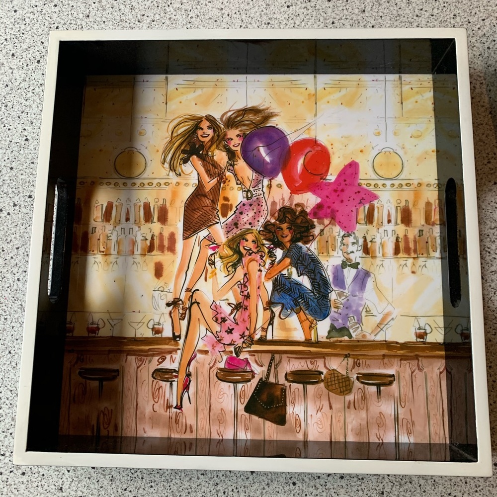 Henri Bendel Party Girls Serving Tray